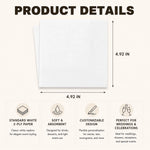 Custom Photo Cocktail Napkins - Personalized Wedding Party Favor Gifts For Guests, Adults - Toasting To Our Forever Lines