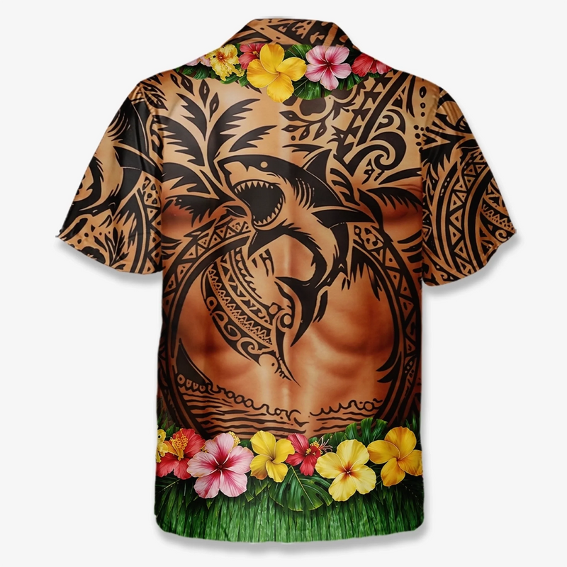 Custom Funny Unisex Tropical Hawaiian Aloha Shirt - Personalized Summer Vacation And Travel Gifts For Men - Aloha Trouble