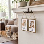 Custom Photo Frame Ornament - Personalized Pet Memorial Sympathy Gifts For Dogs, Cats - Forever Loved Forever Missed