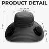 Custom Hat With Fans Solar Power - Personalized Birthday Garden Gifts For Gardeners - Queen Of The Green Space
