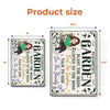 Custom Home Decor Metal Sign - Personalized  Birthday Garden Gifts For Gardeners - My Happy Place Only