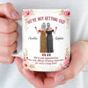 Custom Mug - Personalized Best Friend Birthday Gifts For Women, Besties, Sisters, BFF - Besties Forever For Life