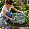 Custom Home Decor Metal Sign - Personalized  Birthday Garden Gifts For Gardeners - In My Garden Era