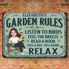 Custom Home Decor Metal Sign - Personalized  Birthday Garden Gifts For Gardeners - In My Garden Era