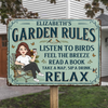 Custom Home Decor Metal Sign - Personalized  Birthday Garden Gifts For Gardeners - In My Garden Era