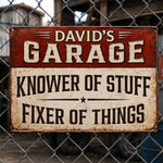 Custom Home Decor Metal Sign - Personalized Birthday Gifts For Dad, Grandpa, Husband - Garage Life Forever