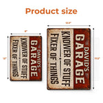 Custom Home Decor Metal Sign - Personalized Birthday Gifts For Dad, Grandpa, Husband - Garage Life Forever