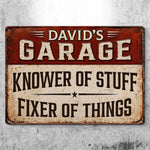 Custom Home Decor Metal Sign - Personalized Birthday Gifts For Dad, Grandpa, Husband - Garage Life Forever
