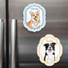Custom Photo Acrylic Fridge Magnet - Personalized Birthday Gifts For Dog Cat Lovers, Dog Dad And Mom, Cat Owners - Paws Make It Better