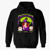 Custom Unisex T-shirt, Premium T-shirt, Hoodie - Personalized Halloween Witchy Gifts For Cat Lovers, Cat Mom And Dad - Meet My Spooky Fur Babies