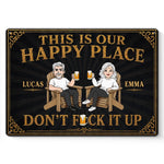 Custom Home Decor Metal Sign - Personalized Summer Vacation And Travel Gifts For Husband And Wife, Him And Her - Keep It Chill Or Leave