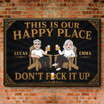 Custom Home Decor Metal Sign - Personalized Summer Vacation And Travel Gifts For Husband And Wife, Him And Her - Keep It Chill Or Leave