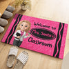 Custom Classroom Decor Decorative Mat - Personalized Back To School Gifts For Teachers - Ready To Inspire