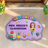Custom Classroom Decor Shaped Doormat - Personalized Back To School Gifts For Teachers - Teaching with Heart