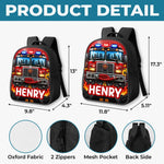 Custom Kids Front Printed Backpack - Personalized Back To School Gifts For Kids - Ready To Roll