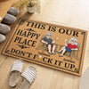 Custom Home Decor Decorative Mat - Personalized Summer Vacation And Travel Gifts For Husband And Wife, Him And Her - Our Little Slice Of Heaven