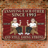 Custom Home Decor Metal Sign - Personalized  Anniversary Wedding Gifts For Husband And Wife, Him And Her - Love Always Better Together