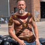 Custom Roman Gladiator T-shirt - Personalized Halloween Costume Birthday Gifts For Husband, Son, Grandson, Yourself - Still Got Armor