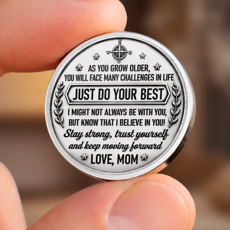 Custom Pocket Hug - Personalized Birthday Gifts For Daughter - Be Brave, Be Strong, Be You