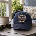 Custom Cap - Personalized Birthday Gifts For Him, Dad, Grandpa, Husband - Old Geeze
