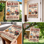 Custom Home Decor Metal Sign - Personalized Summer Vacation And Travel Gifts For Husband And Wife, Him And Her - Still Putting Up With Each Other