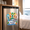 Custom Cruise Ship Door Magnet - Personalized Summer Vacation And Travel Gifts For Mom, Dad, Brother, Sister - Sailing Together