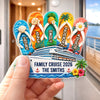 Custom Cruise Ship Door Magnet - Personalized Summer Vacation And Travel Gifts For Mom, Dad, Brother, Sister - Sailing Together
