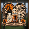 Custom Wood Sign - Personalized Halloween Birthday Gifts For Mom, Grandma - My Favorite Little Boos