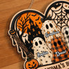 Custom Wood Sign - Personalized Halloween Birthday Gifts For Mom, Grandma - My Favorite Little Boos
