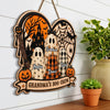 Custom Wood Sign - Personalized Halloween Birthday Gifts For Mom, Grandma - My Favorite Little Boos