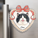 Custom Photo Acrylic Fridge Magnet - Personalized Birthday Gifts For Dog Cat Lovers, Dog Dad And Mom, Cat Owners - Keep Your Furry Bestie Close