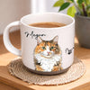 Custom Photo Pottery Mug - Personalized Birthday Gifts For Dog Cat Lovers, Dog Dad And Mom, Cat Owners - A Piece Of Art, Lots Of Love