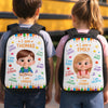 Custom Kids Front Printed Backpack - Personalized Back To School Gifts For Kids - I Am Strong