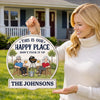 Custom Wood Sign - Personalized Summer Vacation And Travel Gifts Husband And Wife, Him And Her - Together Is Our Favorite Place
