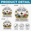 Custom Wood Sign - Personalized Summer Vacation And Travel Gifts Husband And Wife, Him And Her - Together Is Our Favorite Place