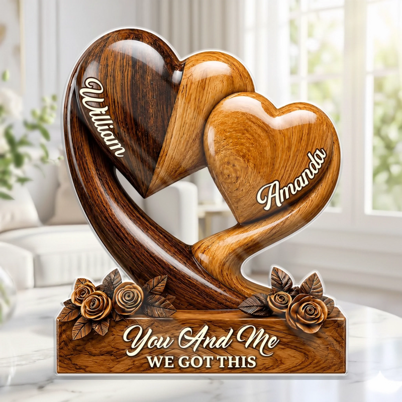 Custom Acrylic Plaque - Personalized Anniversary Wedding Gifts For Husband And Wife, Him And Her - Together Every Season