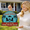 Custom Poolside Wood Sign - Personalized Summer Vacation And Travel Gifts For Mom, Dad, Brother, Sister, Kids - Paradise Found Here