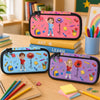 Custom Kids Pencil Canvas Case - Personalized Back To School Gifts For Kids - Color My Day