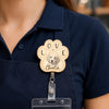 Custom Photo Acrylic Badge Reel - Personalized Pet Memorial Sympathy Gifts For Dogs, Cats - Gone But Never Forgotten