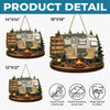 Custom Wood Sign - Personalized Birthday Camping Gifts For Campers, Mom, Dad, Brother, Sister - Welcome To Our Campsite