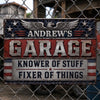 Custom Mechanic Home Decor Metal Sign - Personalized Birthday Gifts For Husband, Son, Grandson, Brother, Grandpa, Dad, Yourself - Garage State Of Mind