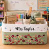 Custom Storage Basket - Personalized Birthday Gifts For Wife, Daughter, Besties, Sisters, Granddaughter, Grandma, Mom, Yourself - Uniquely Hers, Beautifully Blooming