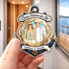 Custom Photo Cruise Ship Door Magnet - Personalized Summer Vacation And Travel Gifts For Husband And Wife, Him And Her, Cruise Lovers - Our Forever Voyage Starts Here