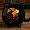 Custom 12oz Ceramic Cauldron Coffee Mug - Personalized Halloween Witchy Gifts For Wife, Daughter, Besties, Sisters, Granddaughter, Grandma, Mom, Yourself - Witch Mode On