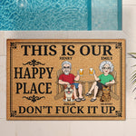 Custom Home Decor Decorative Mat - Personalized Summer Vacation And Travel Gifts For Husband And Wife, Him And Her - Our Little Peaceful Haven
