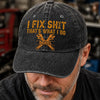Custom Cap - Personalized Birthday Gifts For Husband, Son, Grandson, Brother, Grandpa, Dad, Yourself - The Man Behind The Tools