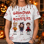 Custom T-shirt - Personalized Halloween Costume Birthday Gifts For Mom, Grandma - Too Cute To Spook