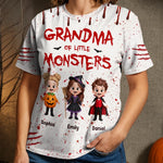 Custom T-shirt - Personalized Halloween Costume Birthday Gifts For Mom, Grandma - Too Cute To Spook
