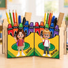 Custom Kids Wooden Pencil Holder - Personalized Back To School Gifts For Kids - Ready To Shine