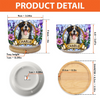 Custom Photo Home Decor Ceramic Plant Pot -  Personalized Pet Memorial Sympathy Gifts For Dogs, Cats - Forever Loved Always Missed